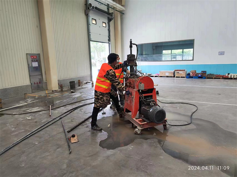 五桂山街道厂房地面下沉塌陷注浆加固施工